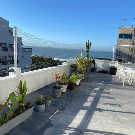 Cobertura Com Area Externa Com Vista Para O Mar Na Melhor Praia Do Guaruja Tombo Esterno foto
