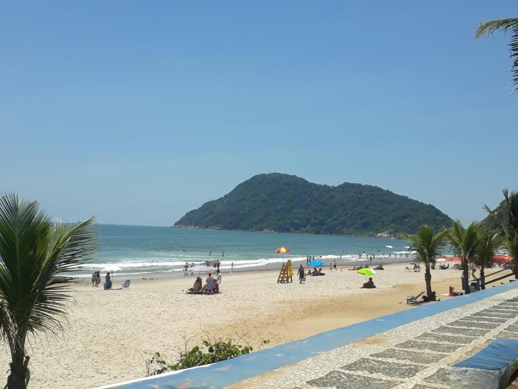 Cobertura Com Area Externa Com Vista Para O Mar Na Melhor Praia Do Guaruja Tombo Esterno foto